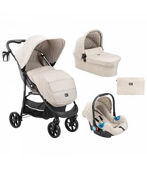 SILLA DE PASEP PARA BEBE - CARRITO SELINA 3 EN 1 LIGHT BEIGE - KKB31001010181